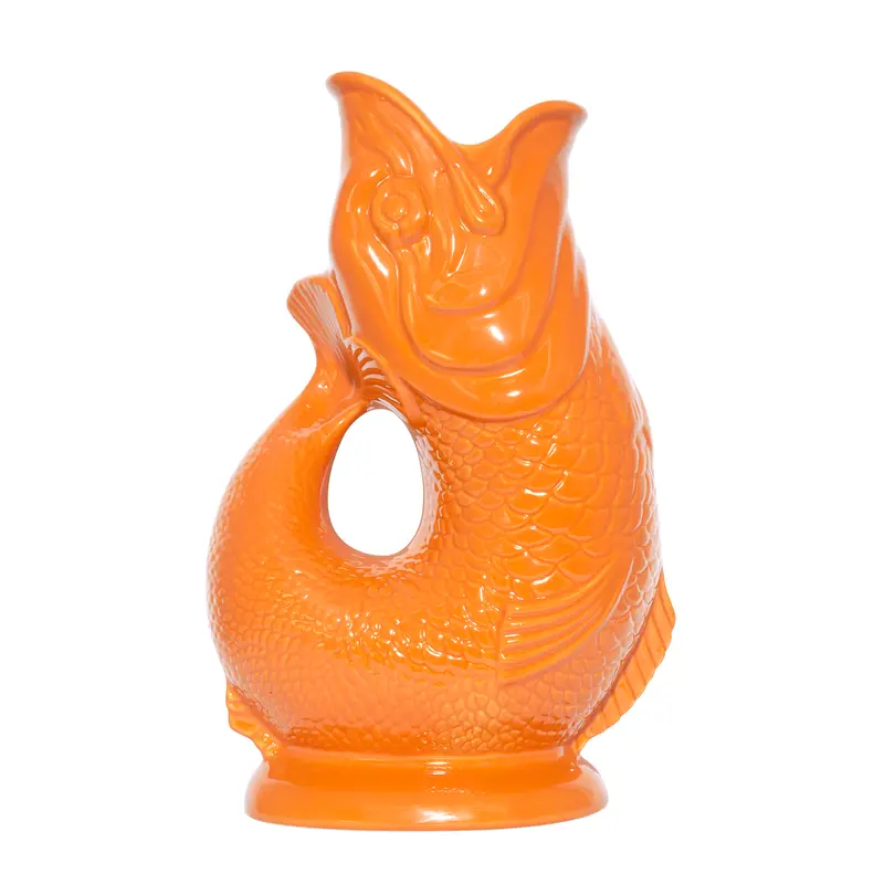 Karaf Vis met Geluid | Waterkan Oranje | Gluckigluck