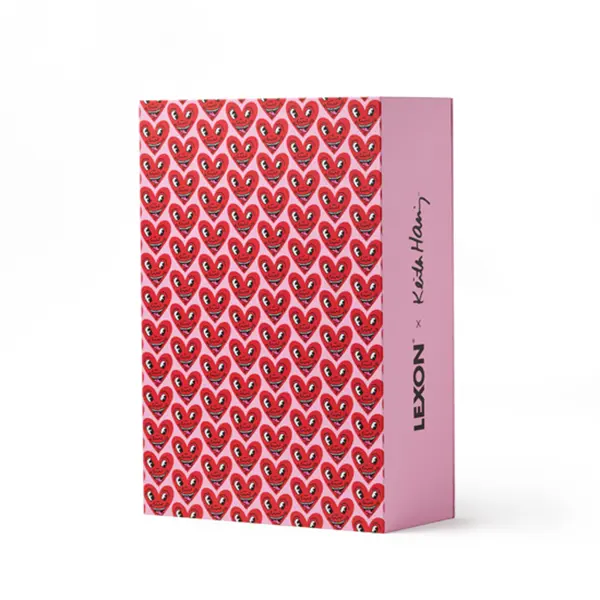 Keith Haring X Lexon Gift Set | Heart Pink