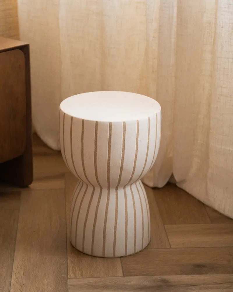 Keramiek Stool Finara Matte