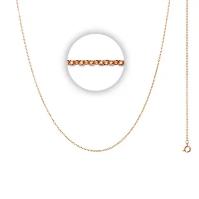 Ketting Rose goud 60cm