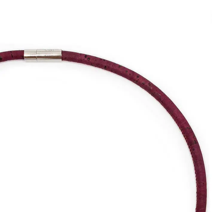 Ketting van kurk, bordeaux, 1-lijns