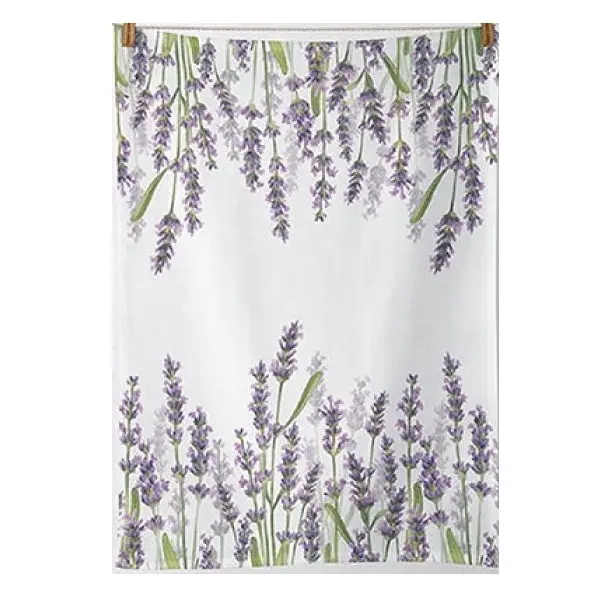 Keukendoek Lavender Shades Katoen wit 70x50cm