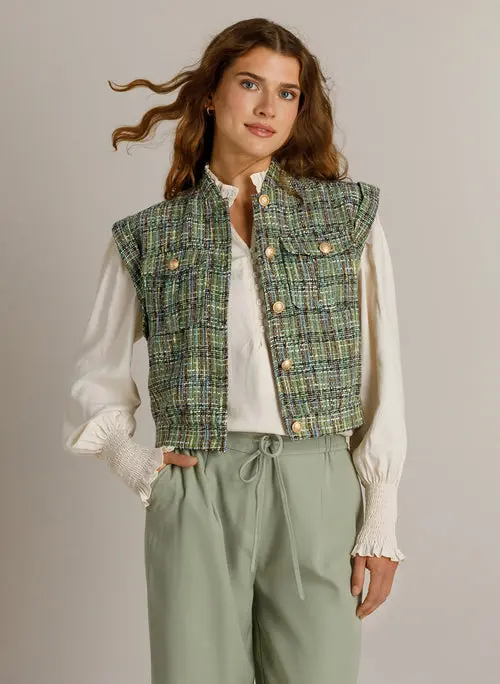 Kiek - IVY BEAU - Vest - Smoked Green