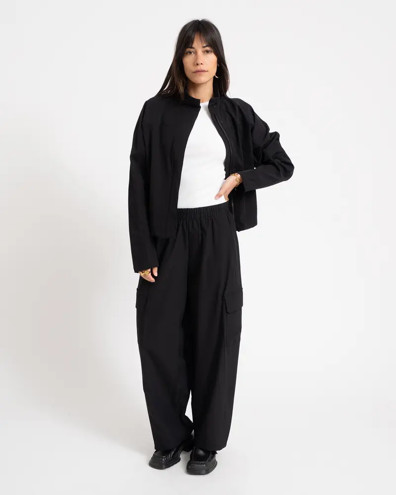 Kirby Barrel Pants Black
