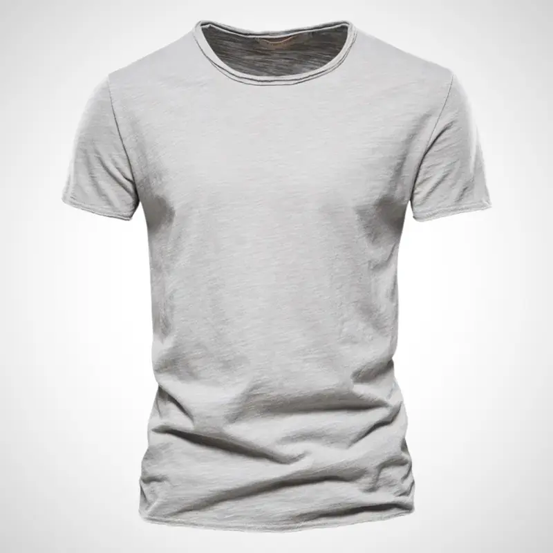 Klassisches Atmungsaktives Baumwollshirt für Herren – Marco