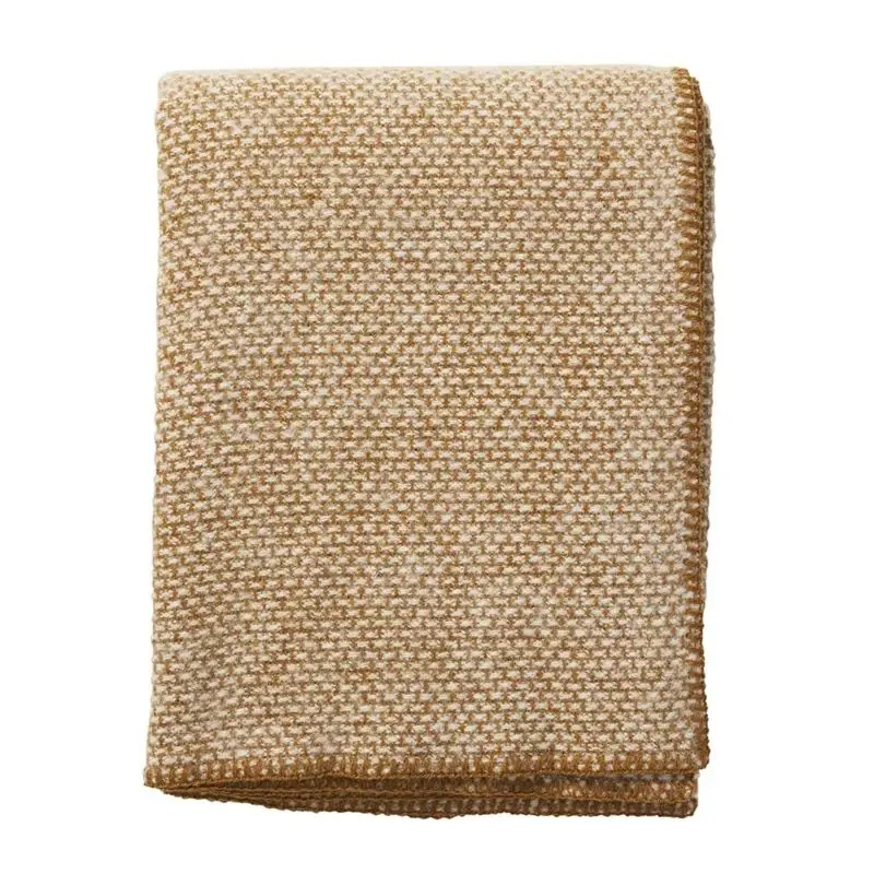 Klippan domino caramel 100% eco wool