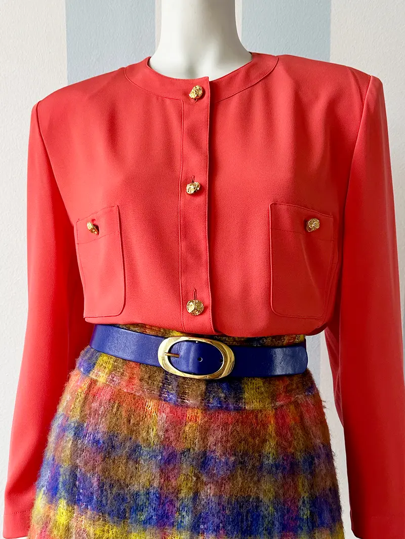 Koraalroze blazer