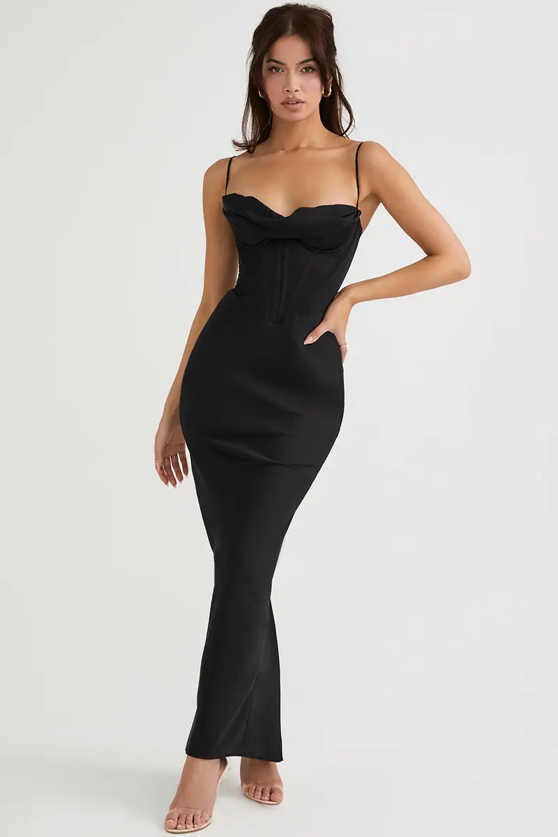Korsett-Maxikleid für den Sommer 2025 - Isabella
