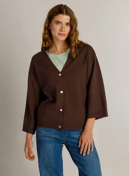 Krisje - IVY BEAU - Vest - Chocolate Brown