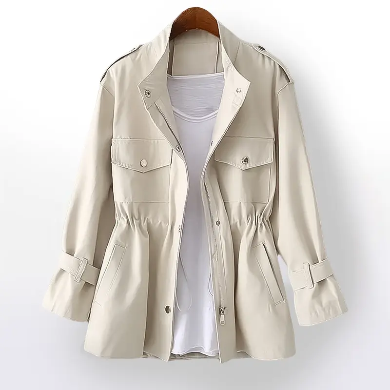 Kurzer Damen-Trenchcoat – Clarisse