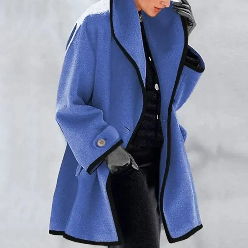Kuschelwarmer Winter-Woll-Damen-Trenchcoat – Emma