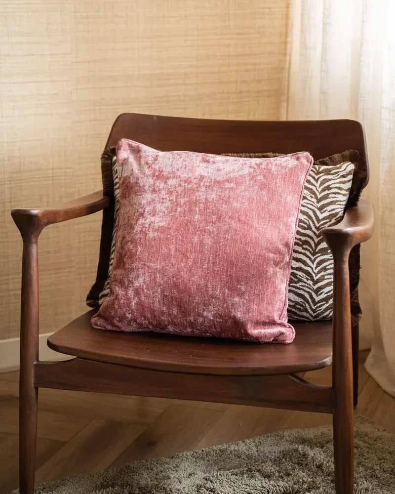 Kussen Lewy Velvet Roze