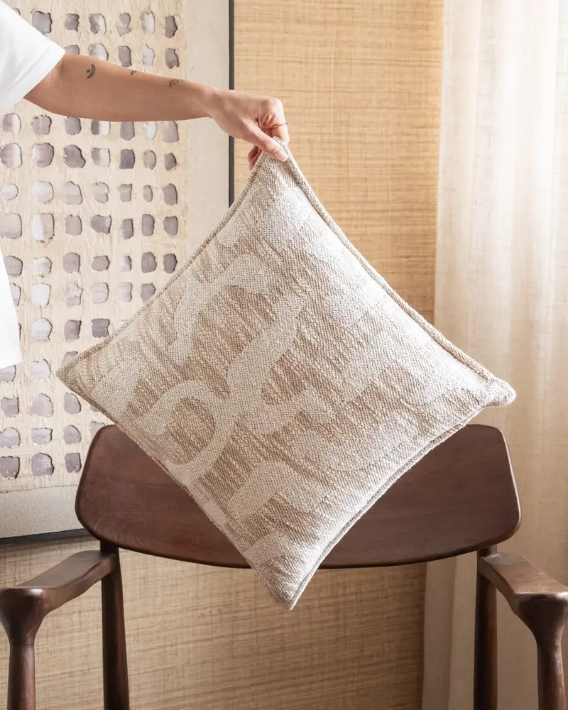 Kussen Wave Beige