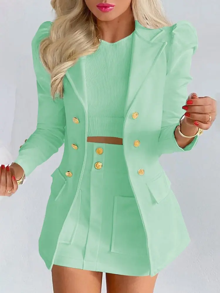 Kyara 2-teiliges Herbst-Set | Blazer + Rock
