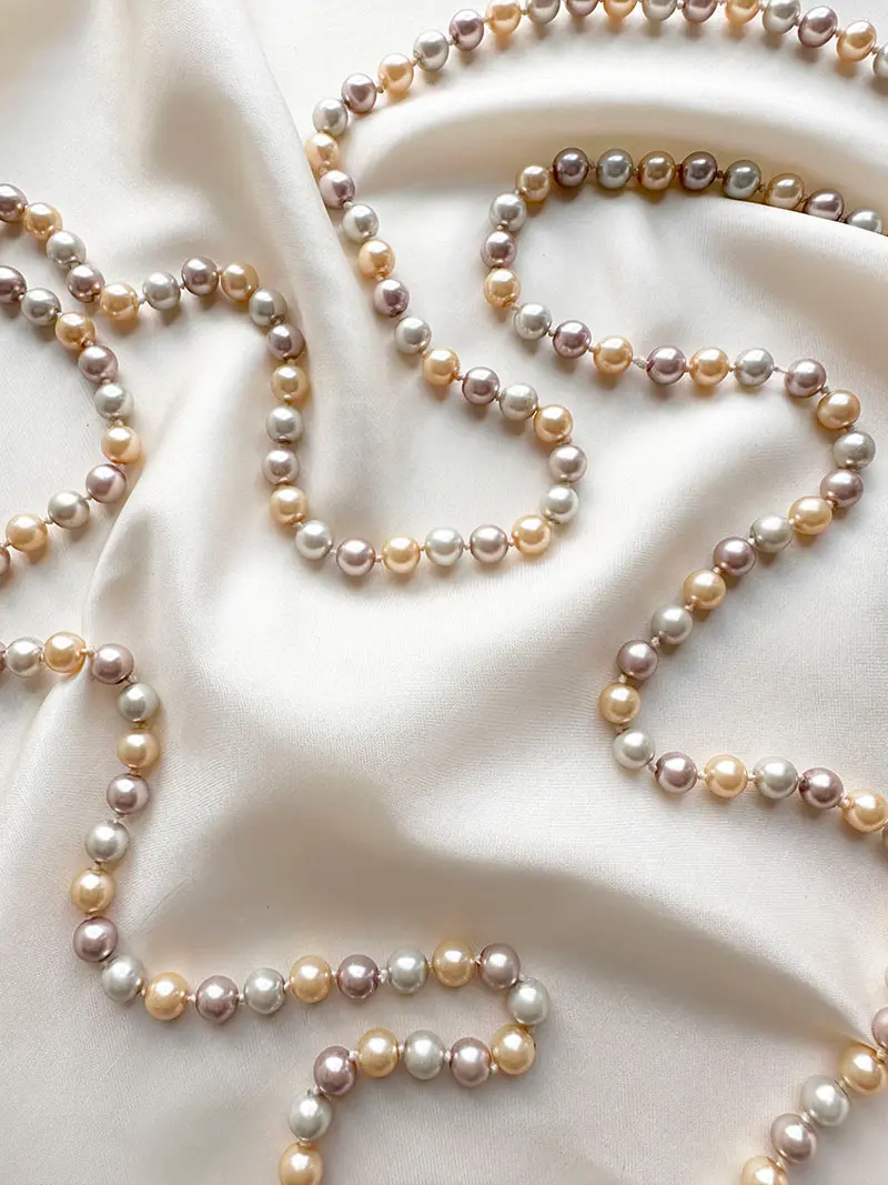 Lange parelketting