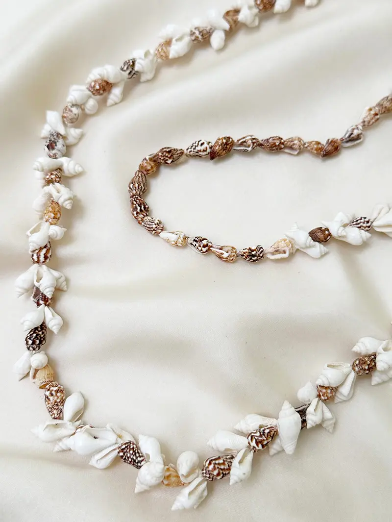 Lange schelpjesketting