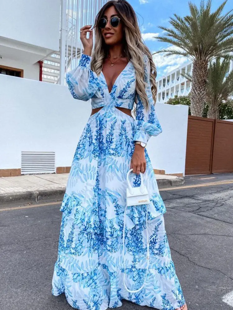 Langes Sommerkleid für Frauen - ElizasDress