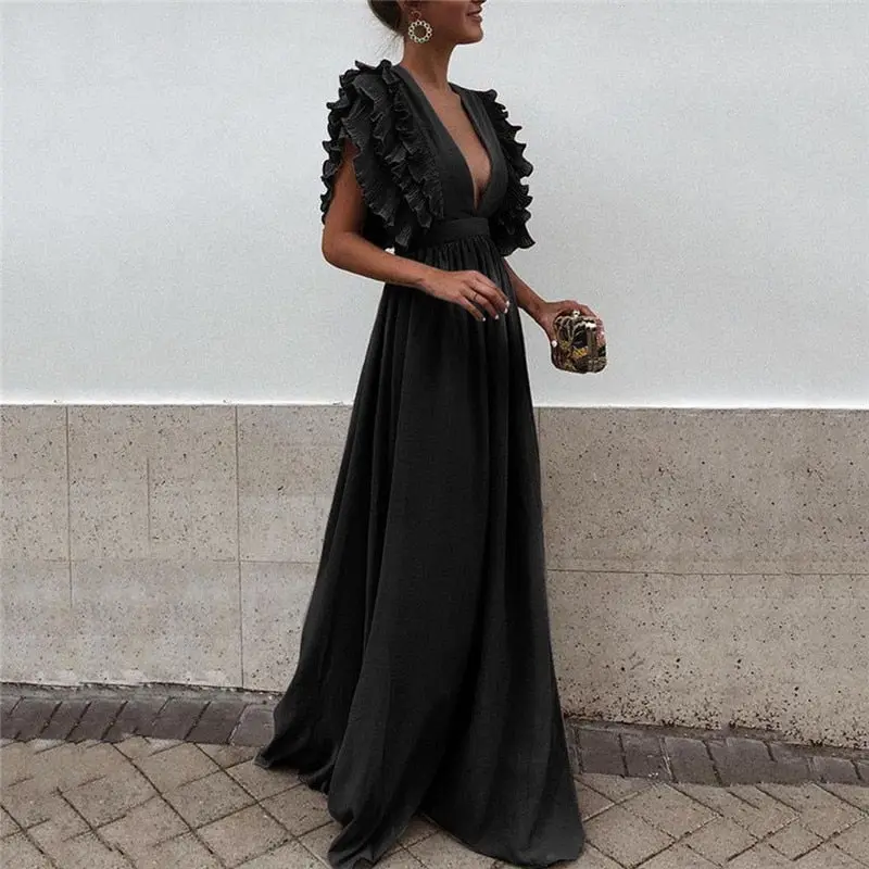Langes Sommerkleid für Frauen - MacksDress
