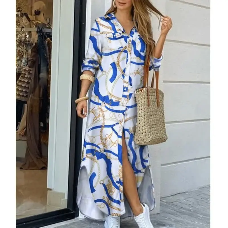 Langes Street-Style-Kleid für Herbst 2025