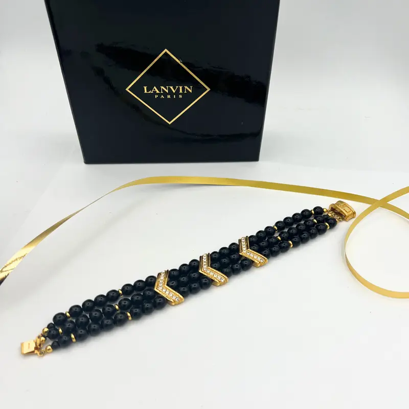 Lanvin Art Deco Mix 1980s Bracelet