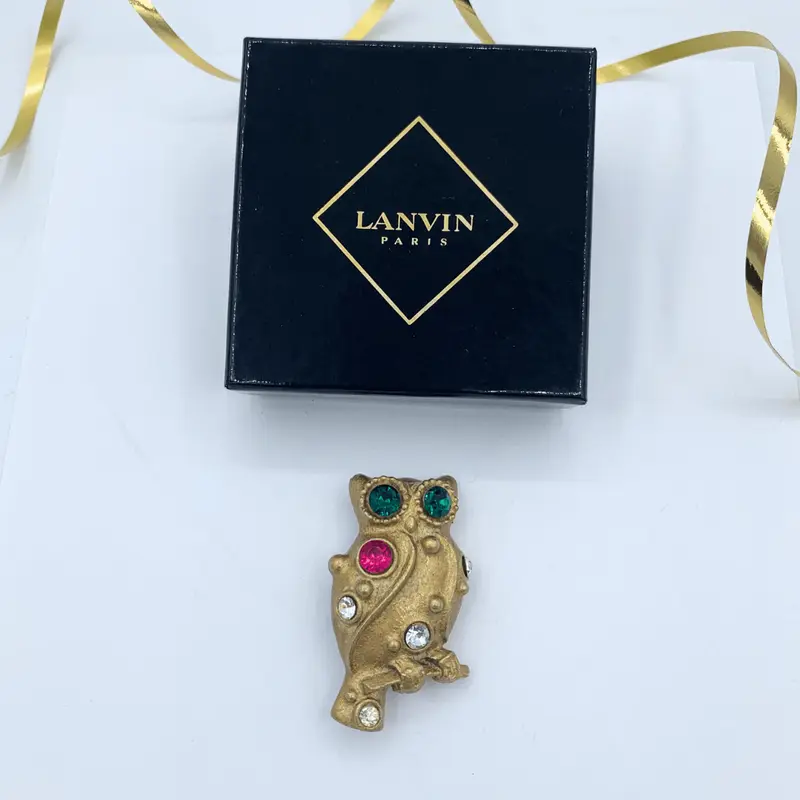 Lanvin Detailed Owl Brooch
