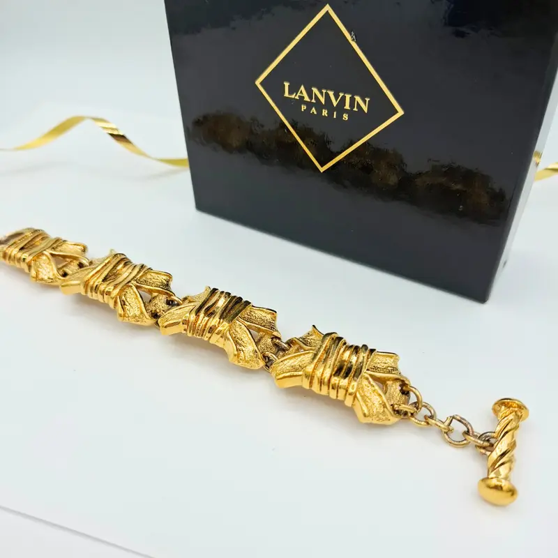 Lanvin Sculptural Chain Bracelet