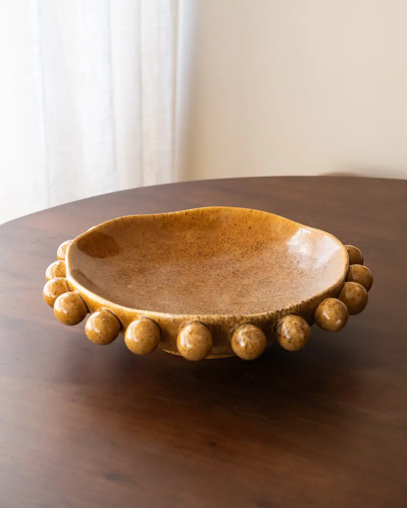 Large Bowl Viro Mustard