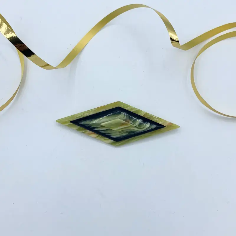 Lea Stein Geometric Brooch