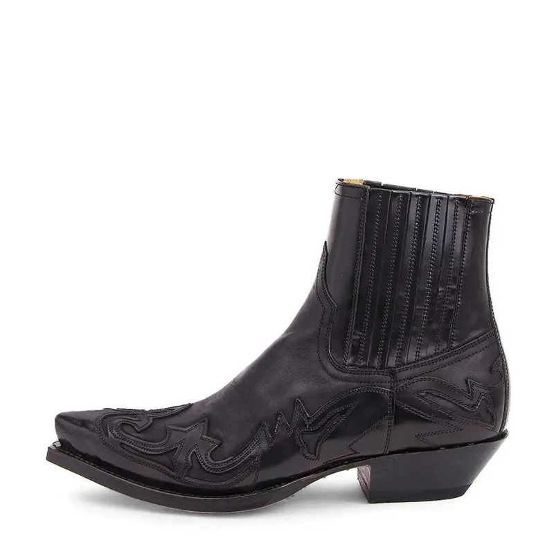 Lederne Flache Cowboystiefel Unisex - Herbst Maverick Edition