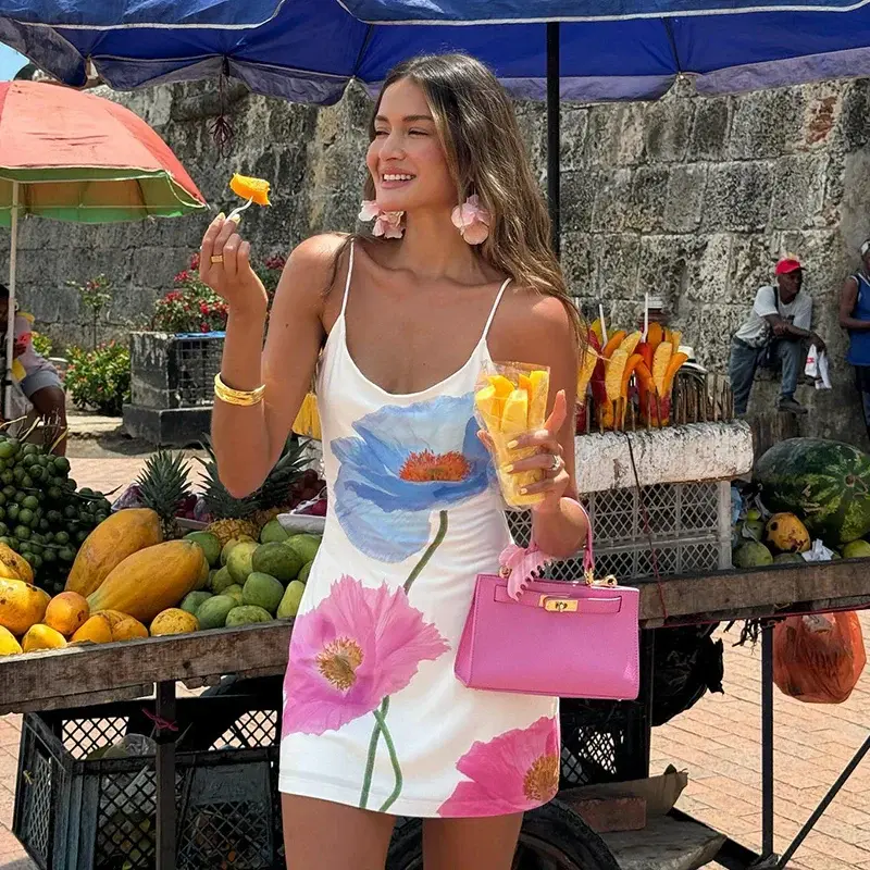 Leicht & Figurbetont Ärmelloses Sommerkleid Damen – Mailyn