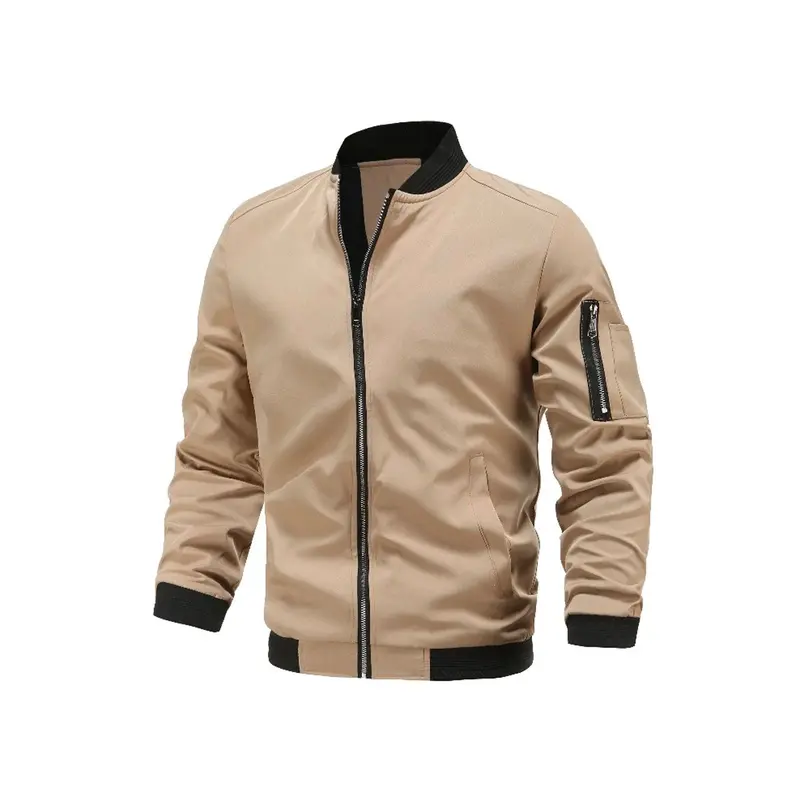 Leichte & trendige Herren Bomberjacke mit Reißverschluss – Jaron Herbstedition