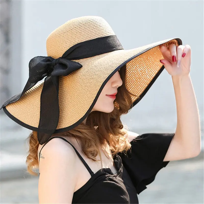 Leichter Damen-Sommerhut mit breiter Krempe und stilvollem Design – Vivian