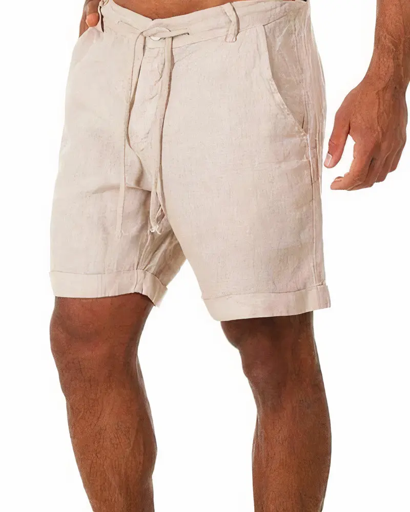 Leinen-Shorts für Herren - Leo, Sommer 2025 Kollektion