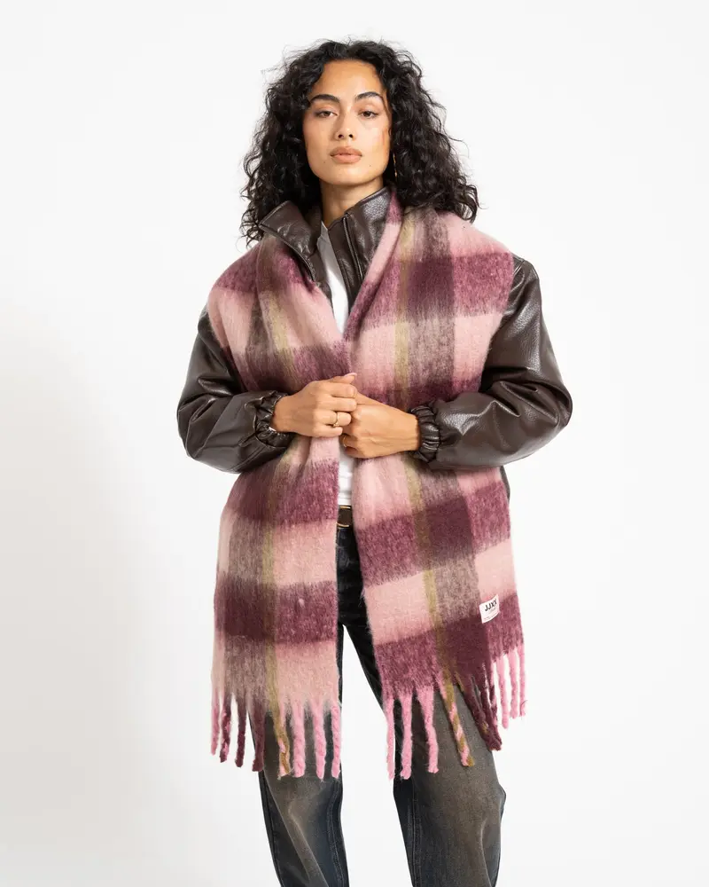 Leslie Scarf Roze Nectar Winetasting Groen