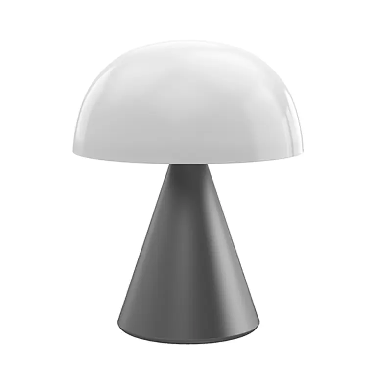 Lexon Mina Large Oplaadbare LED Tafellamp | Donkergrijs