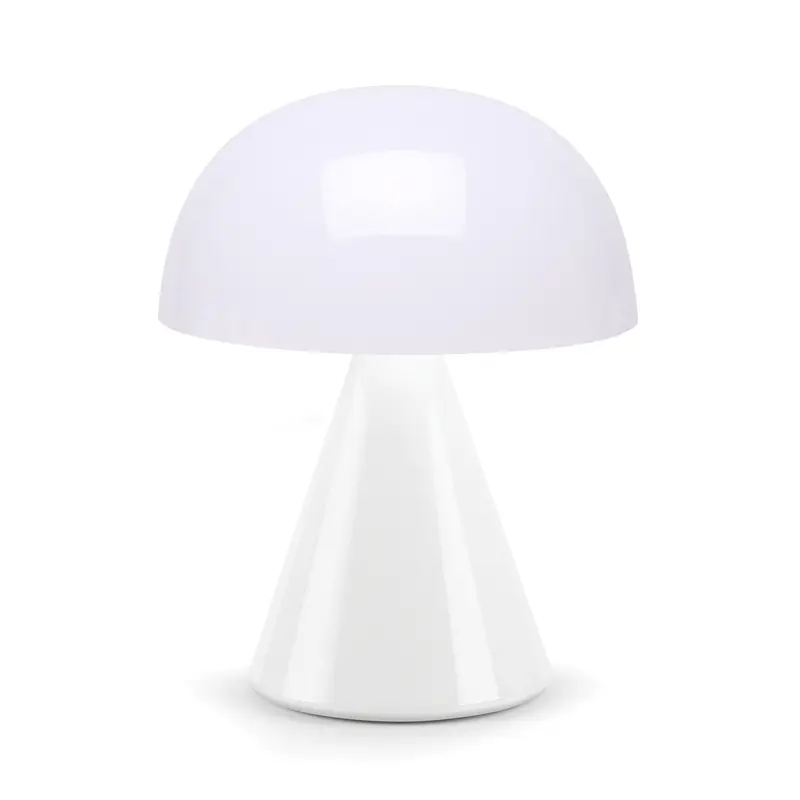 Lexon Mina Large Oplaadbare LED Tafellamp | Glossy Wit