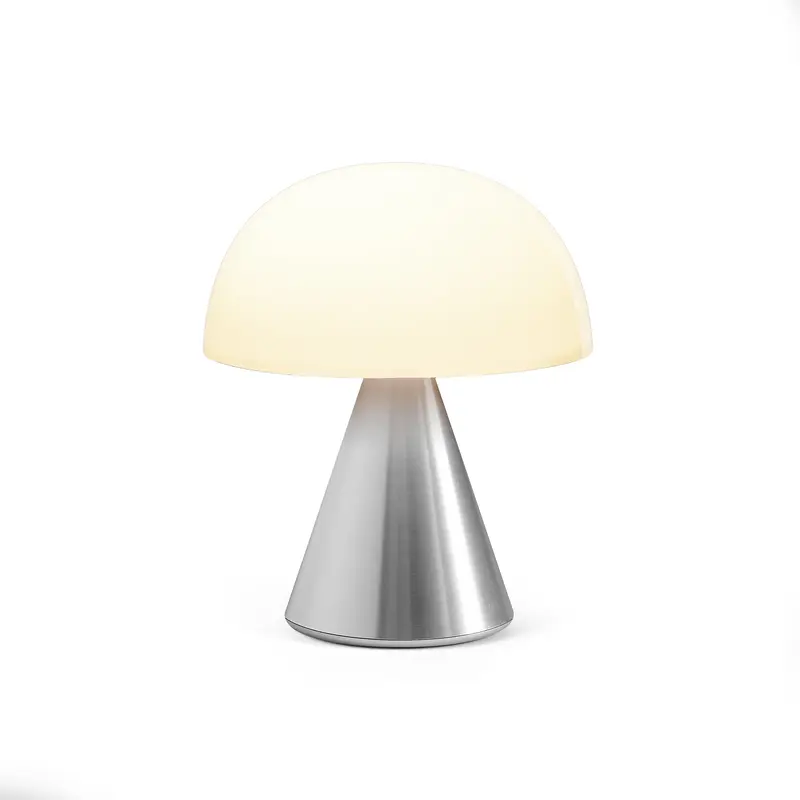 Lexon Mina Medium Oplaadbare LED Tafellamp | Aluminium