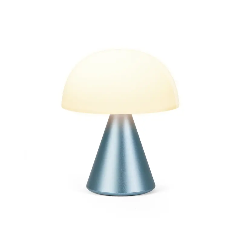Lexon Mina Medium Oplaadbare LED Tafellamp | Lichtblauw