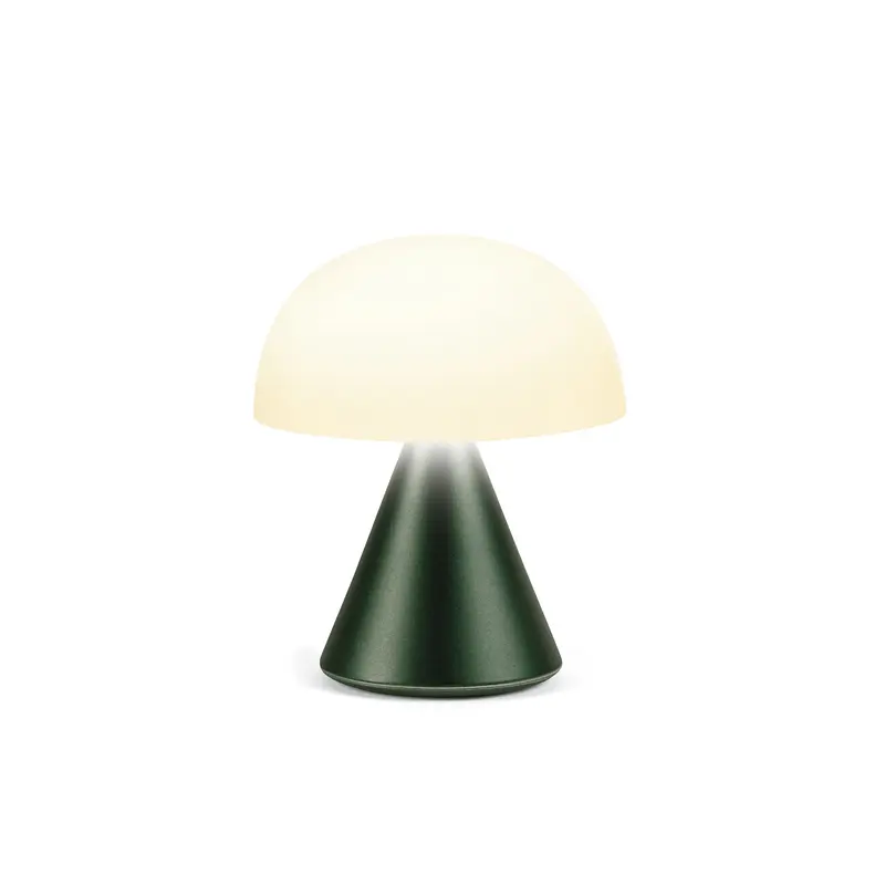 Lexon Mina Small Oplaadbare LED Lamp | Donkergroen