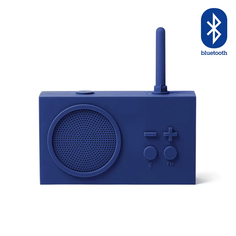 Lexon Tykho-3 Badkamerradio | Bluetooth Speaker | Donkerblauw