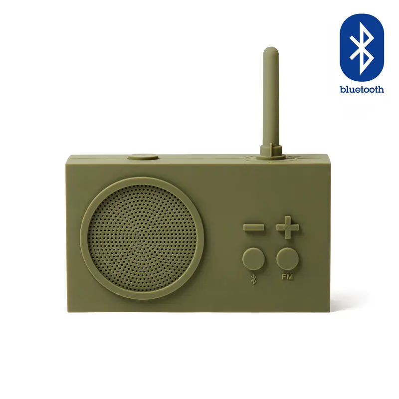 Lexon Tykho-3 Badkamerradio | Bluetooth Speaker | Khaki