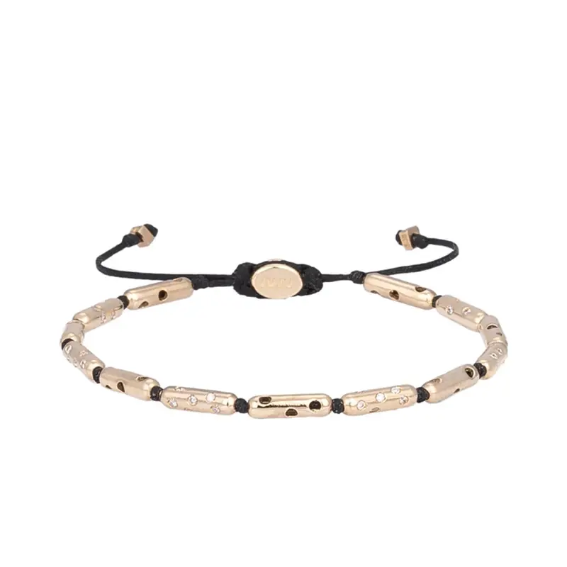 Light Breeze gouden armband met diamantstenen