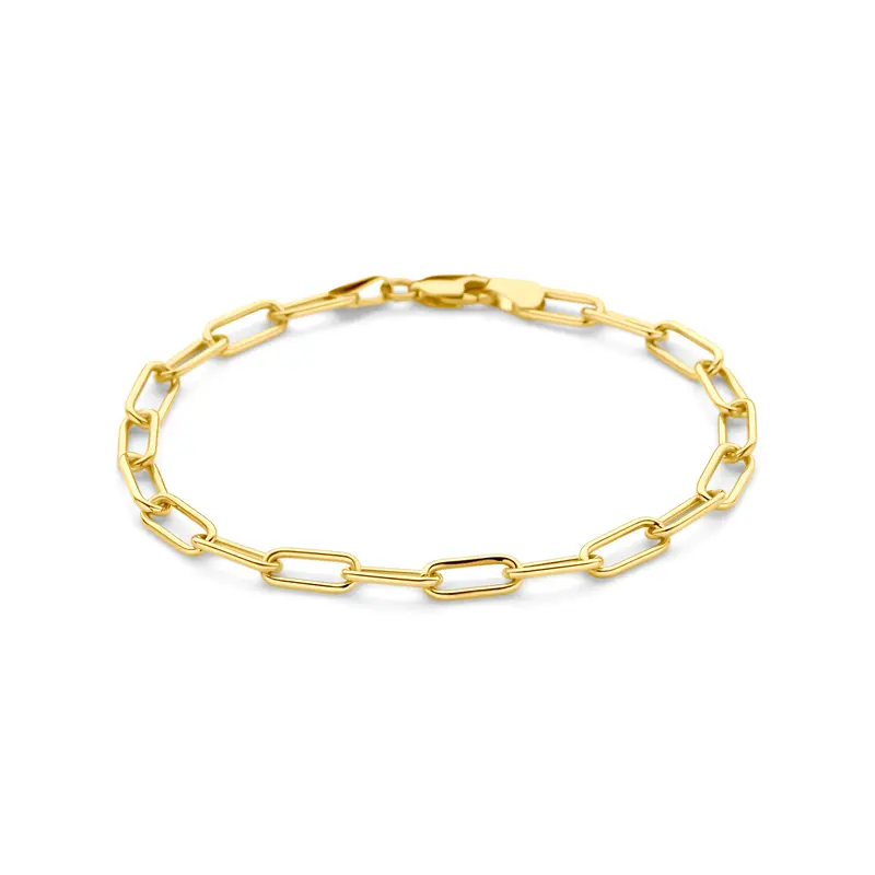'Linea' Silgold ankerarmband