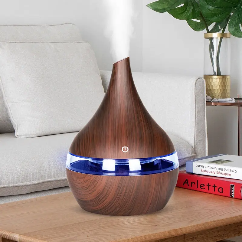 Luftbefeuchter mit Duftverbreitung und LED-Beleuchtung – AromaGlow