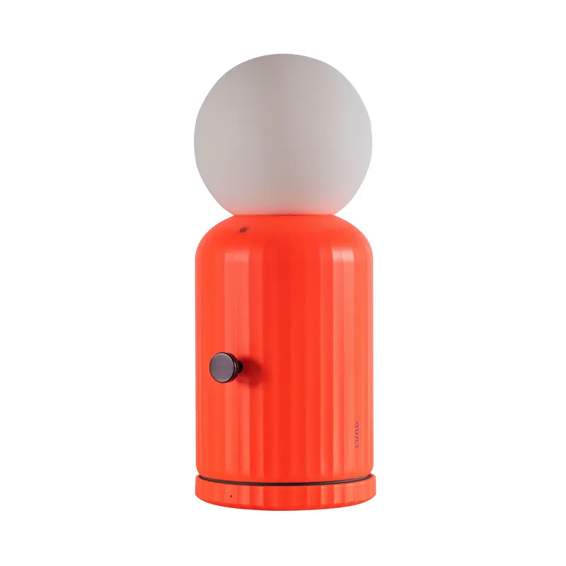 Lund London Oplaadbare LED Tafellamp | Coral Oranje