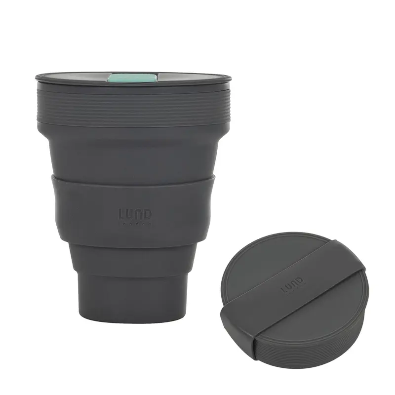 Lund London Opvouwbare Koffiebeker To Go | Grijs