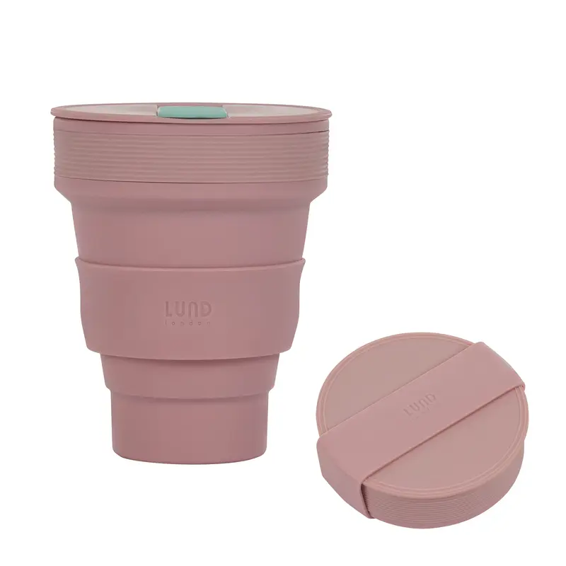 Lund London Opvouwbare Koffiebeker To Go | Roze