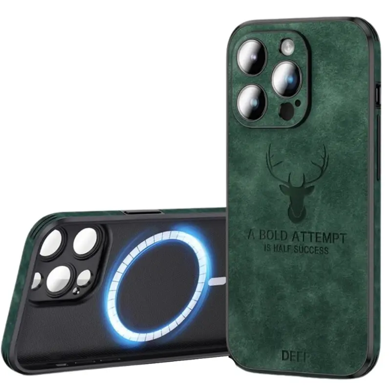Luxe Hirschleder iPhone Hülle - Veltro