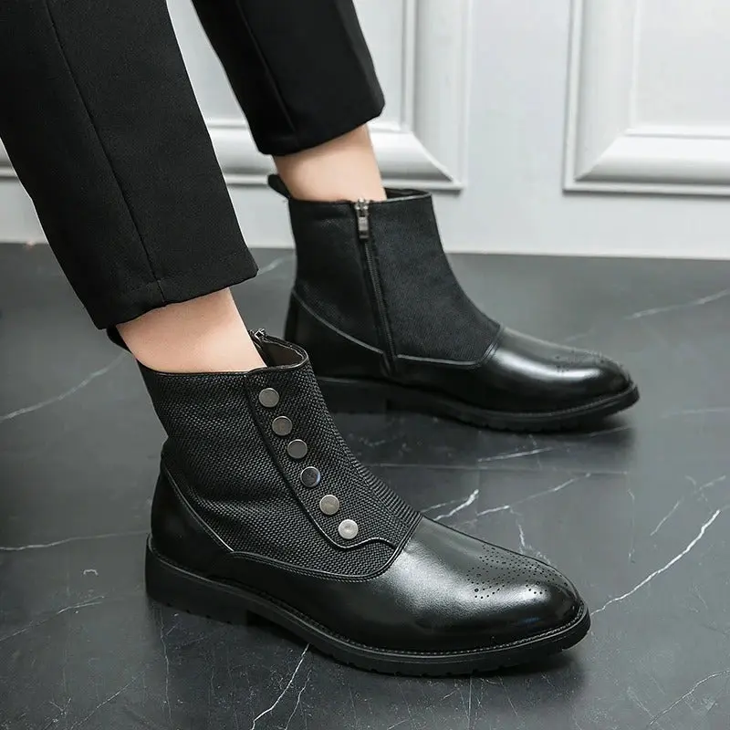 Luxuriöse Leder Herrenstiefel - Levi Herbstedition