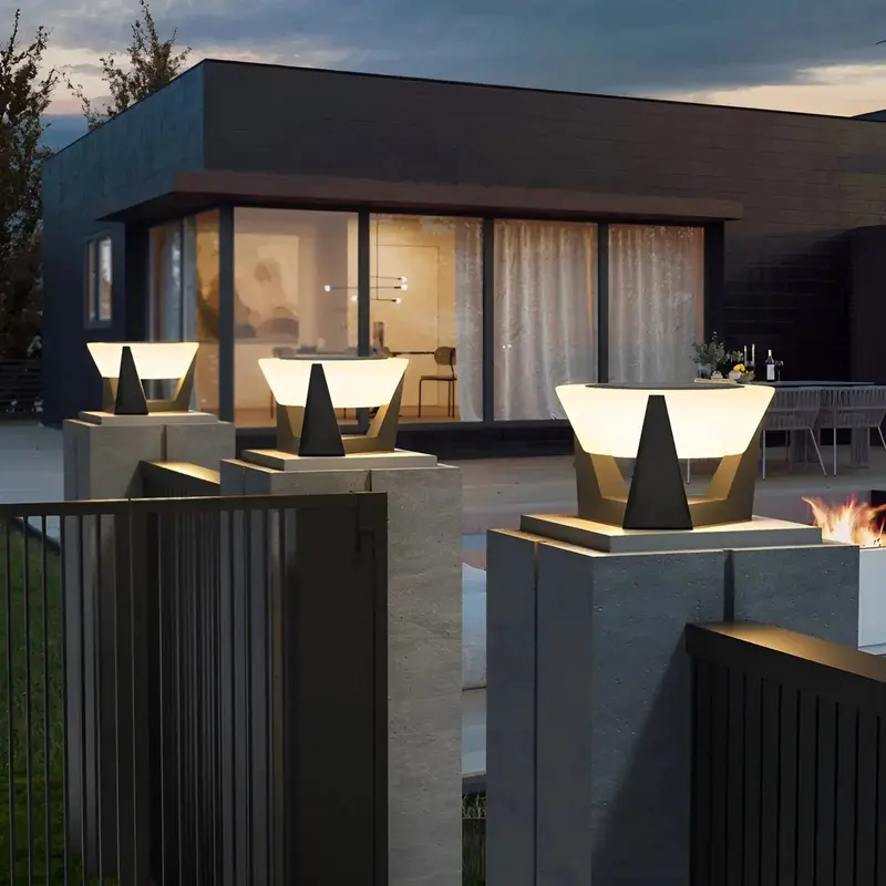 Luxuriöse Solar-Gartenlampe im japanischen Stil - ZenGlow